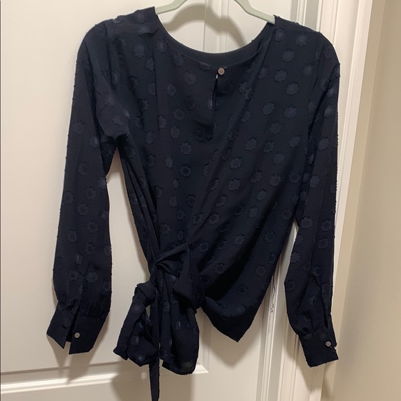 LOFT Tops - Elegant Navy Blue Women's Top